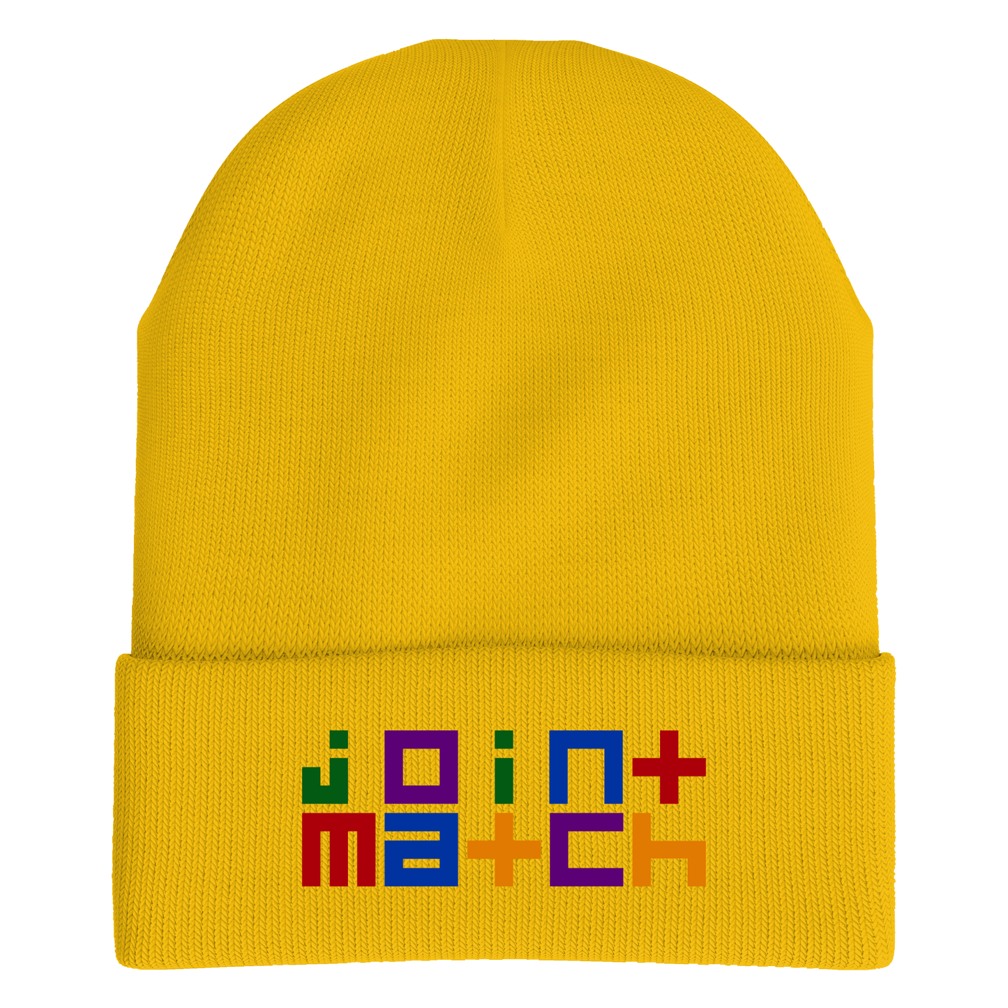 joint match beanie yellow
