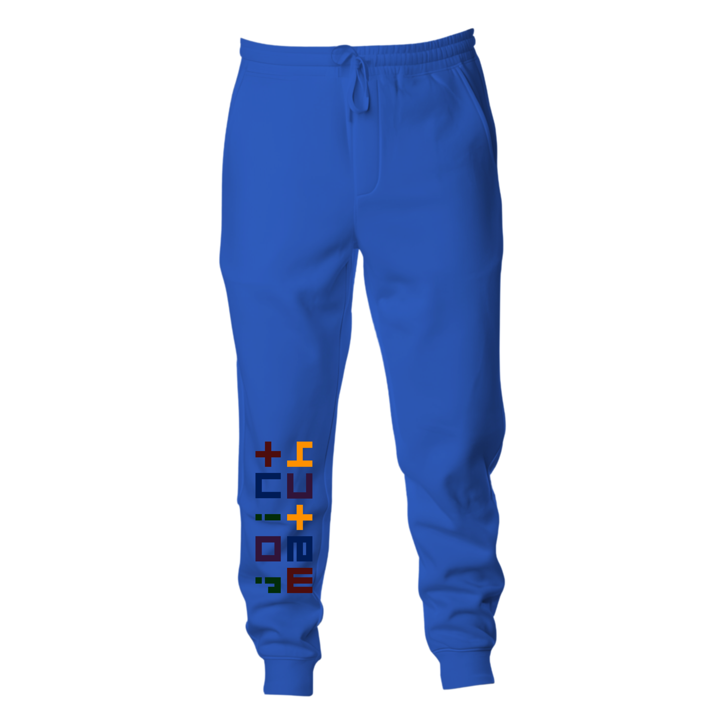 joint match joggers blue