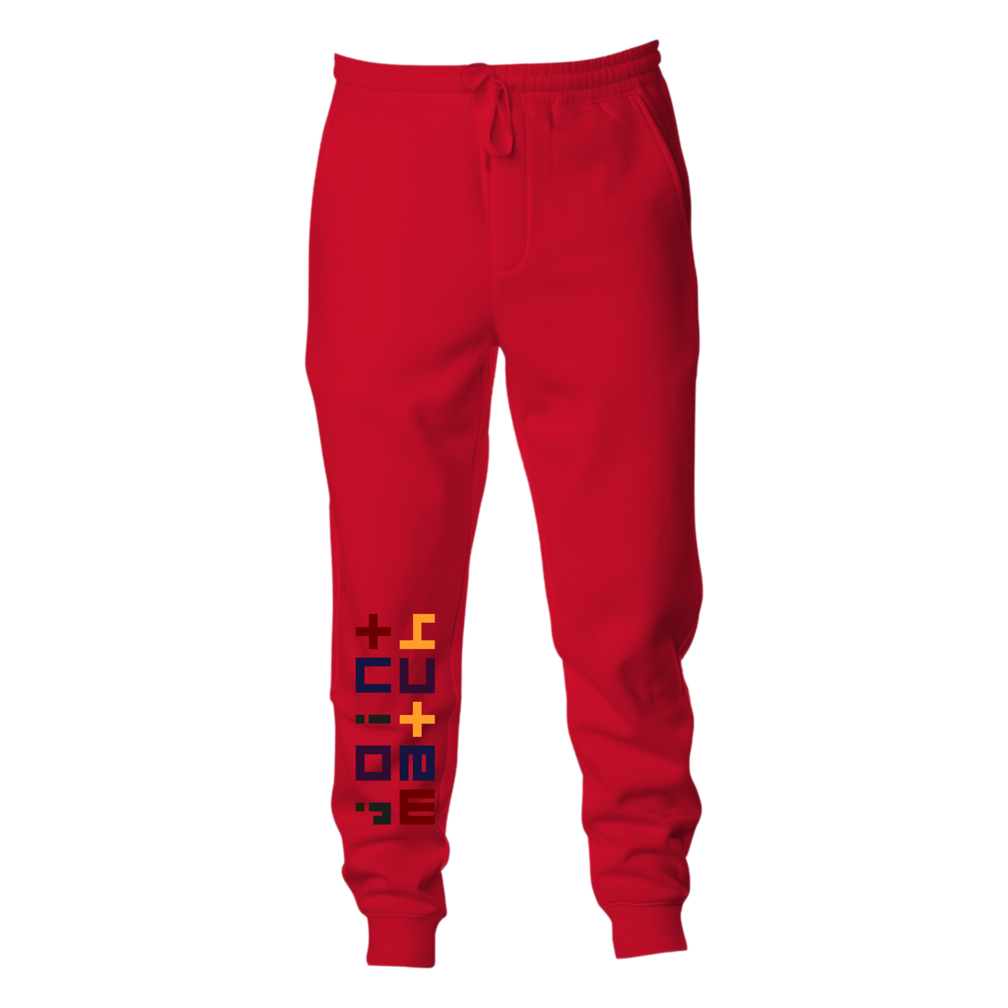 joint match joggers red