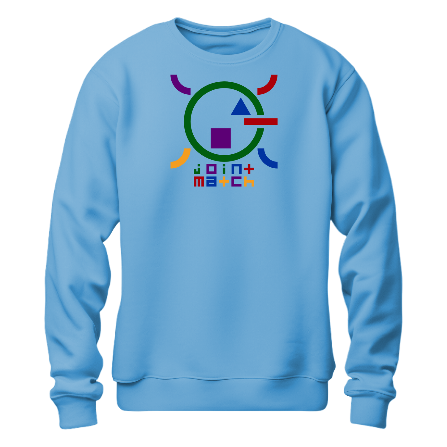joint match sweatshirt sky blue