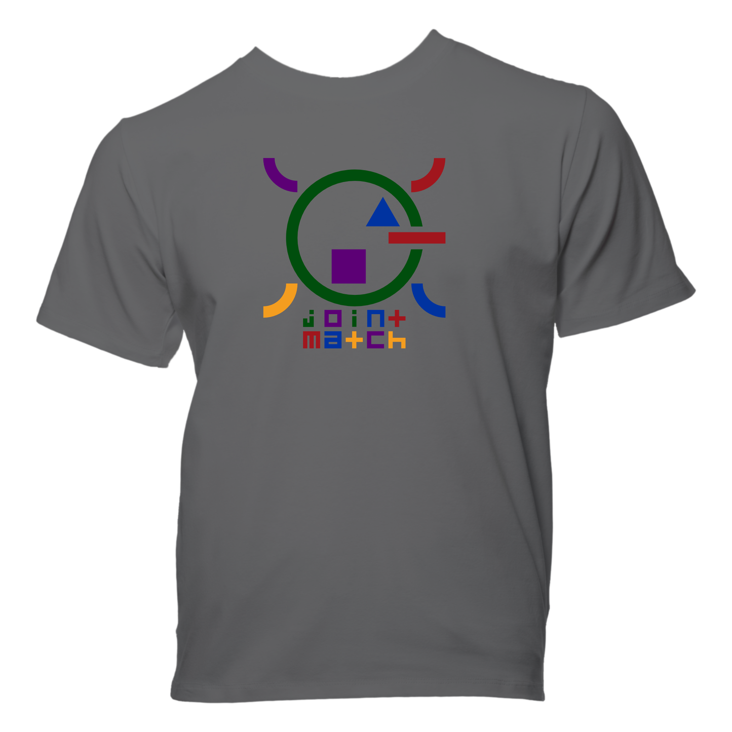 joint match t-shirt charcoal