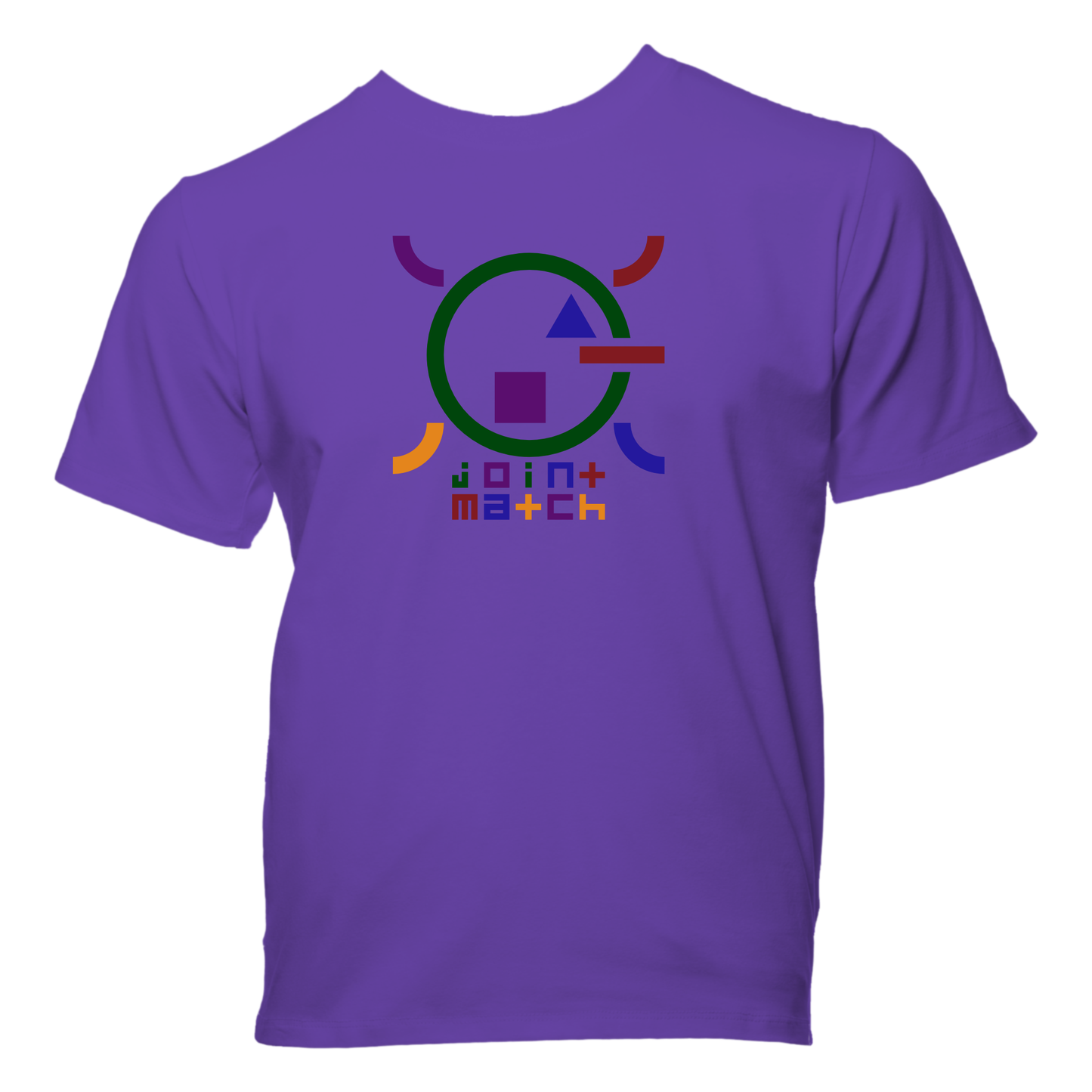 joint match t-shirt purple