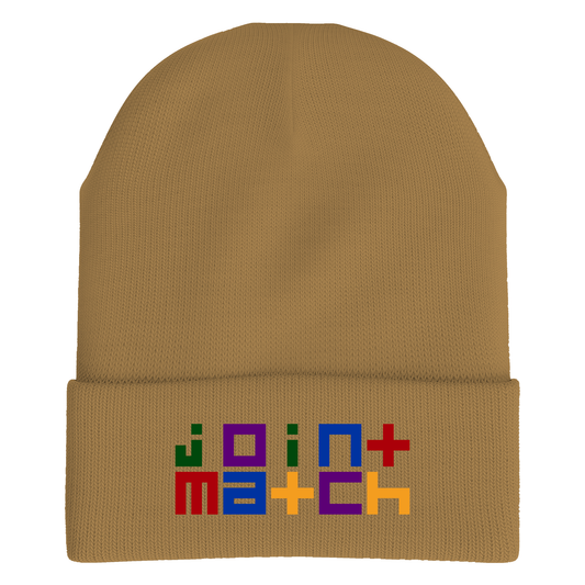 joint match beanie camel