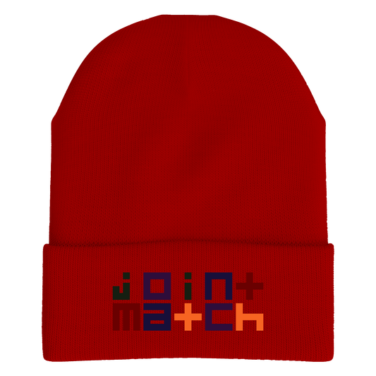 joint match beanie cardinal