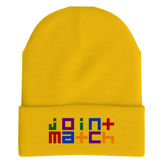 joint match beanie yellow