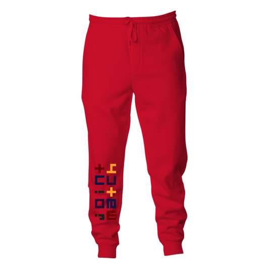 joint match joggers red