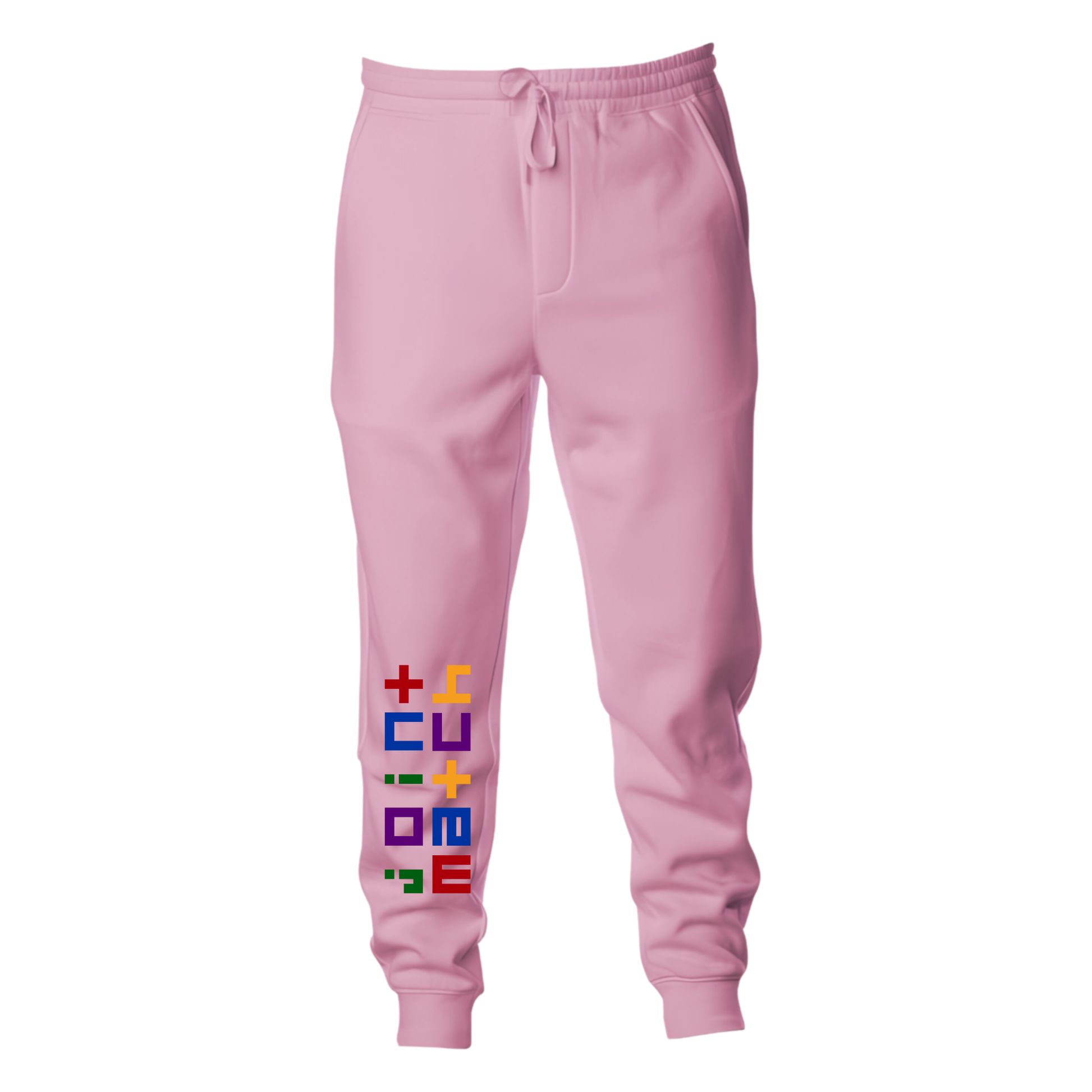 joint match joggers soft pink