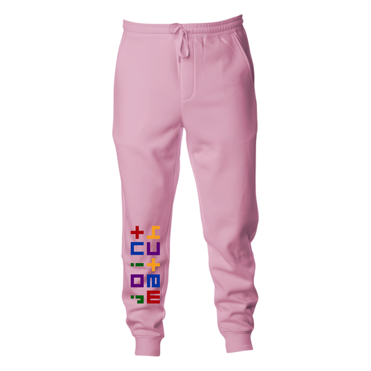 joint match joggers soft pink