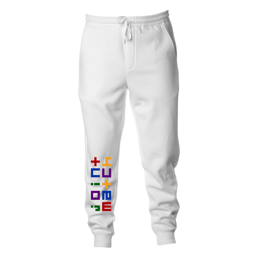 joint match joggers white