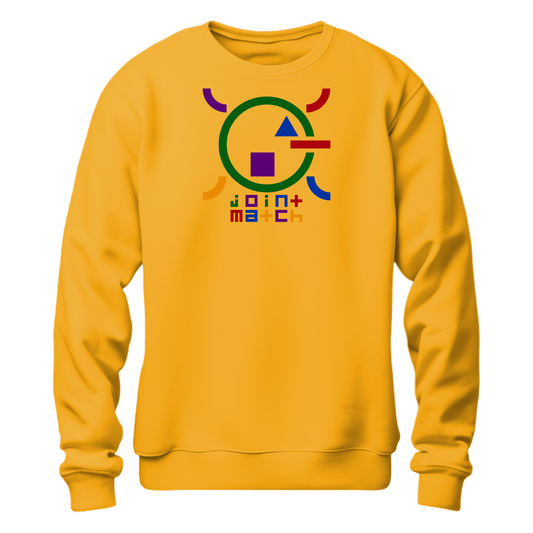 joint match sweatshirt gold