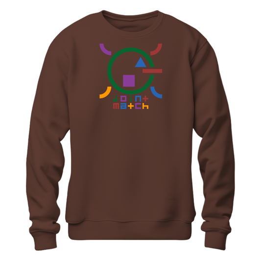 joint match - sweatshirt - chocolate