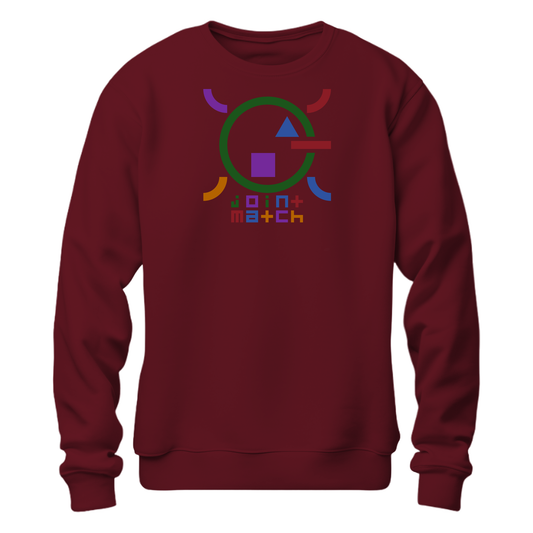 joint match - sweatshirt - maroon